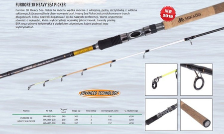 FURRORE 3K HEAVY SEA PICKER 270 c.w. up to 250g MIKADO WAA855-270