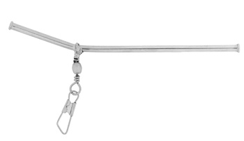 RURKA - ANTYSPLĄTANIOWA Z AGRAFKĄ - METALOWA - 10cm - op.3szt. MIKADO AMR04-MET-10-3