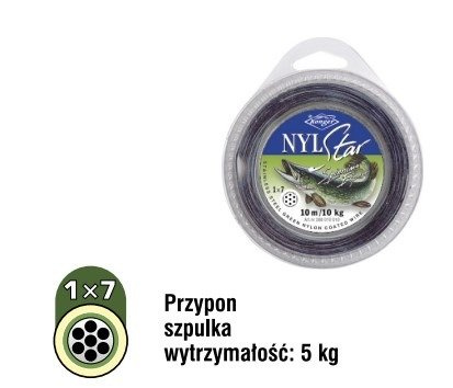 PRZYPON NYLSTAR SZPULKA 5kg/10m 280010005