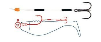 Dozbrojka sandaczowa  - kotw.rozmiar6 żyłka 8 kg 7 cm 3 szt.    DRAGON PDF-51-006-0807