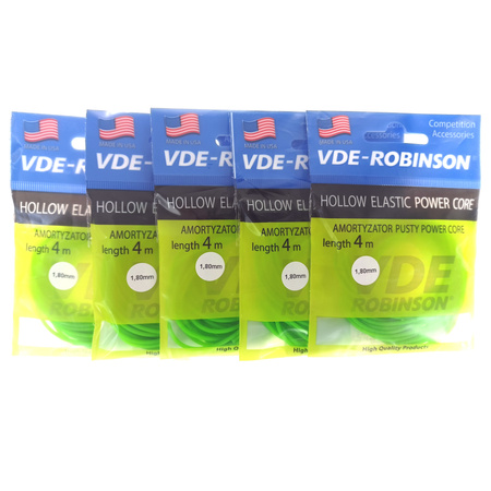 Amortyzator latexowy 800%, pusty, 1,80mm, 4m zielony VDR Team 67-AH-418