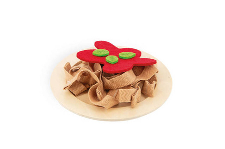 Filcowy zestaw makaronów i akcesoria do przyrządzania włoskiej pasty 3+, Janod