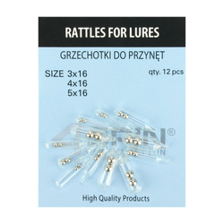 Zestaw grzechotek do przynęt 3x4, 12szt Robinson 84-GR-M01