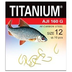 Haczyk Titanium AJI (10 szt.), rozm. 12 Robinson 02-P-160G-12