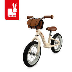 Metalowy rowerek biegowy Bikloon Vintage 3+ beżowy, Janod