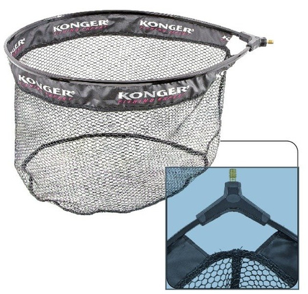 KOSZ WYCZYNOWY SPECIAL GUMOWANY DO PODBIERAKA 50x60 CZARNY KONGER 700990016