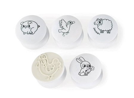 Zestaw kreatywny Stempelki Farma 18 m+, Janod KOLEKCJA 2022