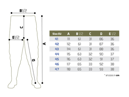 Spodnie do brodzenia Delphin HRON Pants z wysoką talią roz. 44 Delphin (101004224)
