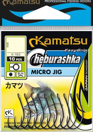 HAKI, HACZYKI DO CZEBURASZKI ROZMIAR 8 MICRO JIG K-150 OP.10 SZT KAMATSU 518500308