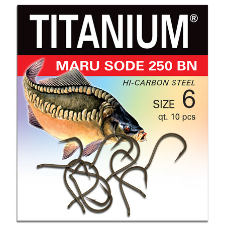 Haczyk Titanium MARU SODE (10 szt.), rozm. 6 Robinson 02-P-250BN-06
