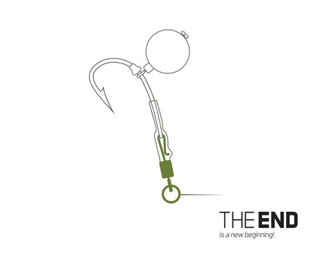 Krętlik szybkiej wymiany z pierścieniem #4 / 10 szt. rozmiar 4 Delphin (101000267)