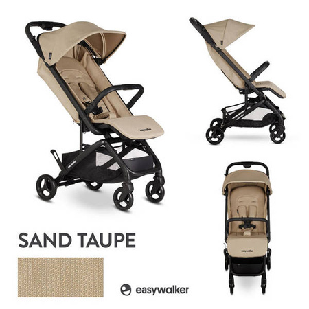 Easywalker Miley² Kompaktowy wózek spacerowy z torbą transportową Sand Taupe