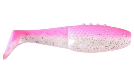 V-LURES Reno Killer PRO - LIGHT ORCHID 5"/12.5cm 2szt./bag CLEAR/PINK silver - silver BOX DRAGON CHE-RN50D-20-311