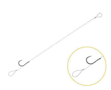 Przypon feederowy Delphin FLR Loop / 6szt 8cm #6 SM Delphin (101001021)