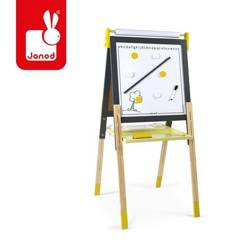 Duża drewniana tablica grafitowa z 14 akcesoriami, Janod