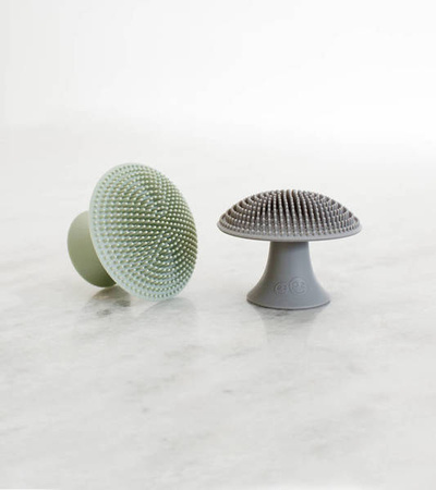 EZPZ Silikonowa myjka czyścik do naczyń bez bakterii szary