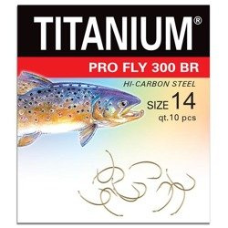Haczyk Titanium PRO FLY (10 szt.), rozm. 14 Robinson 02-P-300BR-14