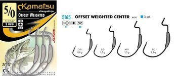 HACZYK KAMATSU OFFSET WEIGHTED CENTER K-0747 4/0BLNO 1,5g OP.3SZT 516500340