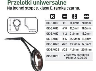 PRZELOTKA UNIWERSALNA NA JEDNEJ STOPCE CERAMIC 20 1X5SZT  JAXON OK-SA020