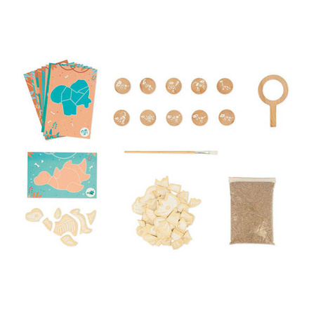 Układanka wykopaliska Dinozaury 4+, Janod