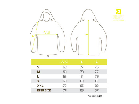 Wodoodporny dwuczęściowy kombinezon Delphin PROOF S Delphin (101005002)