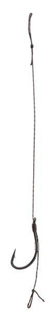 HACZYK DO METODY 10 cm Z WŁOSEM - haczyk z zadziorem: 10 / plecionka: 0.12 mm - op.8szt MIKADO HMFB211W-10