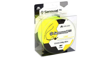 ŻYŁKA KARPIOWA SENSUAL N.G. CARP 0.45mm/30kg/600m - ŻÓŁTA - MIKADO