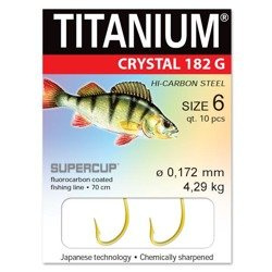 Przypon okoniowy rozm. 6, śr. 0,172mm (10 szt.) Robinson 01-S-182G-06