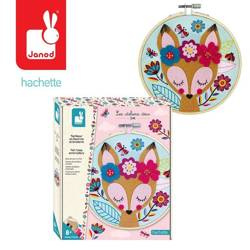 Zestaw kreatywny Tamborek z filcowym obrazkiem 8+, Janod