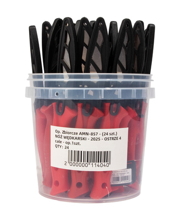 NÓŻ WĘDKARSKI - 2025 - OSTRZE 4 cale - op.1szt. MIKADO AMN-857