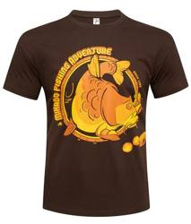 T-SHIRT - MIKADO FISHING ADVENTURE - rozm. L - KARP - op.1szt. UMH-015-03-L