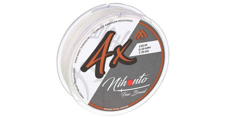 PLECIONKA NIHONTO FINE BRAID 006 WHITE 150M + GRATIS MIKADO Z19W-006