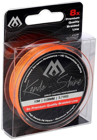 PLECIONKA KENDO SHINE ORANGE 0.08mm\5.71kg\10m - op. 1szp. MIKADO