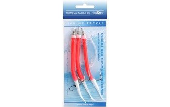 ZESTAW MORSKI - GUMMI MAKK RIG - hak 3x4/0 (RED) MIKADO LS-A210-04
