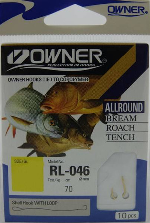(R) HACZYKI OWNER RL046 ISEAMA 8+PRZYPON 0,18 1X10SZT HO-RL04608