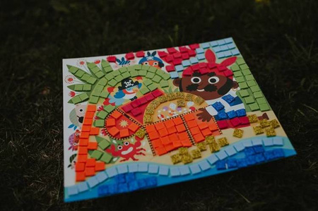 Zestaw kreatywny Mozaika Piraci 5+, Janod