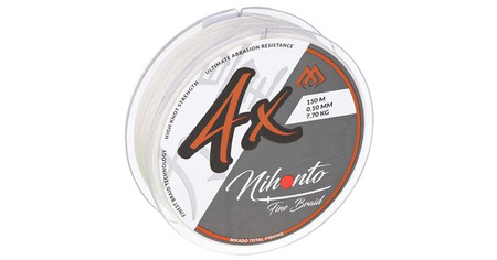 PLECIONKA NIHONTO FINE BRAID 010 WHITE 150M + GRATIS