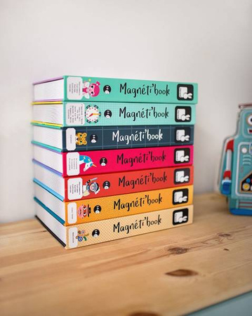 Magnetyczna układanka Śmieszne buzie Chłopiec Magnetibook, Janod