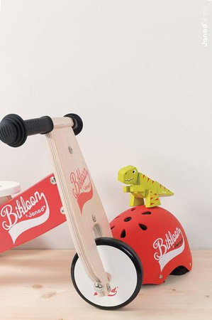 Kask czerwony 47-54cm, Janod