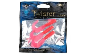 TWISTER MORSKI, NA MORZE 7.5cm (RED) - op.5szt.  (F540) MIKADO LS-G540-7.5-01
