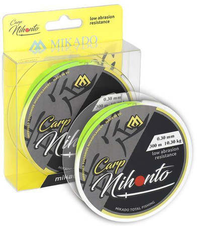 ŻYŁKA - NIHONTO CARP - 0.23mm/6.00kg/300m FLUO ŻÓŁTA - op.1szt. MIKADO ZNKF3-023