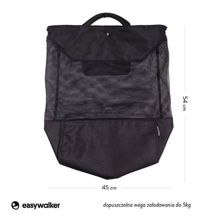 Easywalker Torba do wózka na zakupy XL czarna uniwersalna