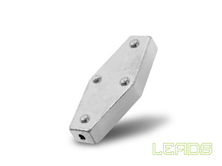 Delphin LEADS Sześciokąt z otworem / 5szt 30,0g Delphin (101005412)