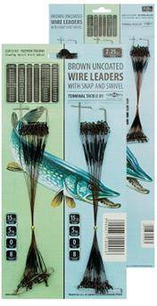 PRZYPON STALOWY MIKADO - TABLICA 15cm / 10kg - BRĄZOWY 2x25szt. MIKADO ZGM15CM10