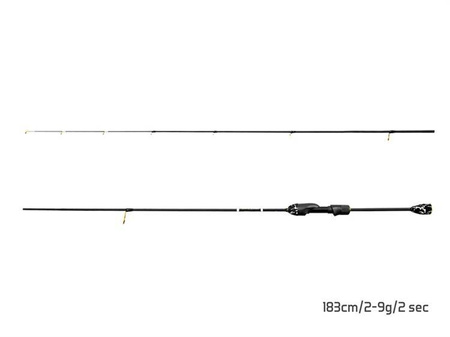 WĘDKA SPINNING BLACK CODE C.I.T. 183cm/2-9g Delphin (101001488)