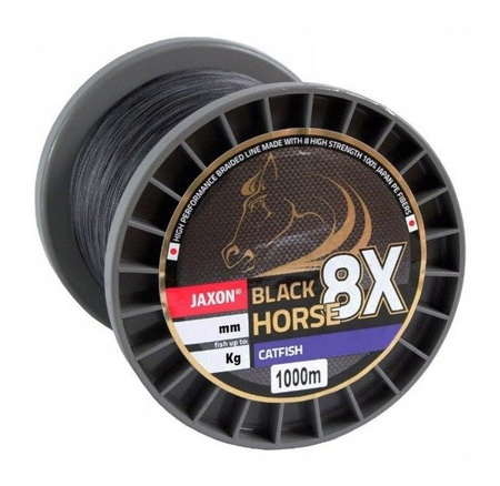 PLECIONKA SUMOWA BLACK HORSE 8X CATFISH 0,45 1000M JAXON ZJ-BHC045X