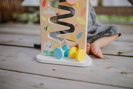 Tor zjeżdżalnia z dzwoneczkiem drewniany Pure, Janod