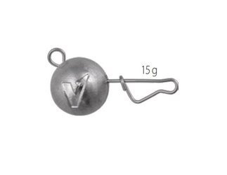 V-Point - główka/cięzarek spinningowy z agrafką 3 szt. agrafka wygięta Italian 15 g    DRAGON PDF-599-150-002