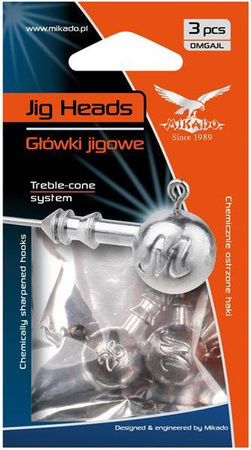 GŁÓWKA ABERDEEN JIG BN 5gr - 5/0 - op.3szt. MIKADO OMGAJL5-5/0-N