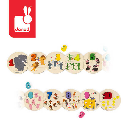Puzzle Uczę się liczyć, Janod